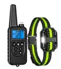 Dispositivo de Entrenamiento para Perros, Dispositivo Anti-Ladrido, Recargable, Impermeable, Anti-Ladrido, Control Remoto de Larga Distancia de 800 m, Collares de Descarga Eléctrica para Mascotas, Transfronterizo