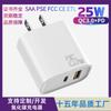 Fabricante Fonte Pd25W Certificado Pse25W Porta C Dupla Carregador Padrão Australiano Certificado Saa Adaptador de Carregamento Rápido Padrão Australiano