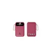 Mini power bank de carregamento rápido de 20W com quatro cabos destacáveis, display digital, tamanho compacto e grande capacidade - um presente perfeito