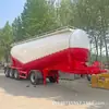 Exportação transfronteiriça semirreboque de transporte de material em pó de 3 eixos e 45 metros cúbicos, caminhão basculante, caminhão-tanque de cimento, caminhão-tanque