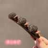 Pinza de Pico de Pato para Cabello Corto, Horquilla Trenzada, Accesorio para el Cabello, Pinza de Terciopelo, Pinza para el Flequillo Lateral de Mujer, No Daña el Cabello