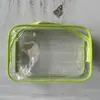 Bolsa Cosmética Transparente con Puntos Bolsa de Tocador de PVC para Viaje de Negocios Impermeable Negra Transparente Bolsa de Almacenamiento Portátil para Viaje Venta al por Mayor