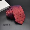 Formal para Hombre Negocios 8cm Trabajo Coreano Rayado Masculino Profesional Británico Color Sólido Novio Boda Sarga Poliéster