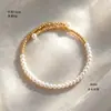 Pulsera de Perlas de Agua Dulce Francesa de Luz Suave para Mujer Moda Lujo Ligero Sensación de Alta Gama Pulsera de Perlas Corazón de la Suerte Joyería de Mano