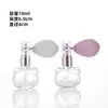 Botella de Perfume Retro Airbag, Botella de Vidrio Portátil con Atomizador, Botella de Relleno de Perfume Cosmético, Botella Vacía de Regalo de Belleza