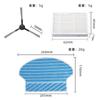 Aplicable a Accesorios para Robot Aspirador Pushanike P1 P2 P3 MC70 MC65 Cepillo Lateral Paño Filtro Hapa