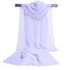 Lenço Longo de Chiffon Estampado Floral Feminino Novo Atacado em Estoque Pequeno Lenço Produto Novo Primavera 2025