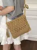 Bolso de mujer Yozisen de diseño minimalista 2026 primavera-verano nuevo bolso tote tejido de moda bandolera