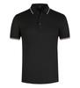 Camisa Polo de Seda de Amora 180g com 40 Fios Roupa de Trabalho Camiseta de Algodão de Manga Curta Camisa Promocional Cultural com Impressão de Logotipo da Empresa