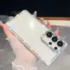 A57 Diamante Flash Tecnología Imd Adecuado para Tres Fundas de Teléfono S26Ultra S24Fe Transparente Estrella A18 Modelo Nuevo Suave Transfronterizo