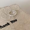 Anillo de estrella dulce para mujer, moda exquisita, apilado, textura que combina con todo, anillo abierto bañado en plata S925, anillo de comida para dedo, moda