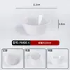 Conjunto criativo de tigelas pequenas de melamina para uso comercial, adequado para refeitórios escolares, tigelas de macarrão, pratos de arroz frito, restaurantes de fast food, tigelas de arroz e tigelas de sopa.