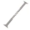 Para Apple Applewatch Watch Pequeno Homem Cintura Dupla Fileira Diamante iwatch Trem Festival S9 Metal se Pulseira