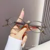 Gafas Antiluz Azul Sin Receta para Miopía, Personalizables con Graduación, Adecuadas para Caras Cuadradas y Redondas, Efecto Adelgazante, Aspecto Natural, Versátiles, Monturas de Gafas Ultraligeras