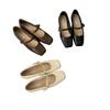 Sapatos Baixos Casuais Elegantes de Bico Quadrado e Decote Baixo, Sapatos de Uma Peça Versáteis, Novo Estilo Primavera e Outono 2026, Sapatos Femininos Confortáveis de Solado Macio e Salto Baixo