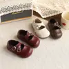 Zapatos de Cuero para Niñas 2026 Estilo Nuevo Primavera y Otoño Zapatos Individuales Infantiles Zapatos de Princesa Estilo Británico Transpirables Suela Suave Zapatos para Bebé