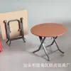 Modelos de Mesa Plegable y Sillas en Miniatura Impresos en 3D, Accesorios para Casa de Muñecas, Decoraciones de Muebles Mini Realistas