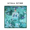Bufanda de seda con impresión personalizada de logotipos empresariales, pintura infantil, bricolaje, bufanda de seda fina, bufanda cuadrada, bufanda de seda morera femenina, hecha a medida
