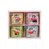 Cadernos espirais com tema Sanrio para estudantes, páginas coloridas Crayon Shin-chan de alta aparência, cadernos portáteis de formato exclusivo, atacado de material de escritório