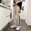 Pantalones de overol finos de verano de la marca Ins Tide, pantalones de overol con bolsillos grandes y viento de Hong Kong, pantalones casuales sueltos para hombres de una generación de cabello