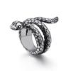 Disfruta del Nuevo Anillo Punk de Estilo Retro Europeo y Americano con Diseño de Cobra para Hombres, Directo del Fabricante
