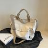 Nueva moda primavera y verano 2024 bolso de lona bolso de hombro bolso cruzado tote bolso de mujer admite una gran cantidad de venta al por mayor lote mixto