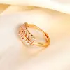 Anillo de Lujo Ligero de Moda Coreana Tendencia en Tiktok con Microincrustaciones de Diamante y Madreperla para Mujer con Acabado de Alta Gama Que No Se Desvanece