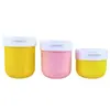 Frasco de Creme com Tampa Flip-Top e Clipe 250g, Frasco para Algodão, Frasco para Máscara de Argila 300g 400g, Frasco para Removedor de Maquiagem, Cosméticos de Loção