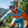Óculos de Ciclismo para Bicicleta ao Ar Livre Óculos de Proteção para Rosto de Esqui Motocicleta Retro à Prova de Vento