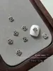 1000 piezas Plata Antigua Cruz Arte de Uñas Aleación Adornos Estilo Oscuro Punk Flor Decoración de Uñas Bolsa Completa Personalizado Venta al por Mayor