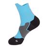 Calcetines de Baloncesto de Media Pantorrilla con Bloques de Color Personalizables con Malla Transpirable Disipación de Calor y Calcetines Deportivos Antideslizantes para Adultos y Niños Entrenamiento y Competición