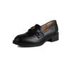 Zapatos Planos de Borrego con Camelia, Suela Suave, Estilo Nuevo Primavera 2026 para Mujer, Zapatos Planos Casuales de Moda, Zapatos Pequeños de Piel sin Cordones