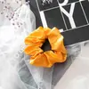 Diadema de Satén de Seda Sintética Amazon Nueva Simple Color Puro Intestino Grueso 50 Colores Cuerda para el Cabello Tocado Venta al por Mayor Cuidado del Cabello
