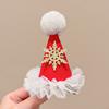 Horquilla de Halloween Disfraz Sombrero de Navidad Lindo Tocado para Mujer 2024 Nuevo Horquilla Divertida Accesorios Creativos para el Cabello Foto