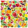 100 Peças de Adesivos Graffiti Ins Pequenos Frescos de Frutas e Legumes Novos da Amazon Caderno Biy Adesivos para Crianças