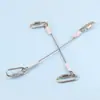 Lámpara de Pared Araña Cable de Cuerda de Acero Cuerda Colgante Iluminación Iluminación Cuerda Colgante Anticaída Cuerda de Seguridad de Carga Acero Inoxidable Candado de Seguridad Colgante