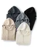 Suéter Cardigan de Malha Cashmere para Mulheres, Novo Modelo 2026, Luxo Leve Aconchegante Malha Trançada com Zíper Moletom Casaco