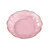 Plato de Plástico para Huesos, Plato Pequeño de Mesa, Plato para Desechos, Plato para Huesos, Charola Redonda, Plato para Frutas, Plato para Verduras, Estilo Lujo Ligero