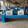 Máquina de Chanfro 80 Cabeça Dupla Pneumática Máquina de Chanfro Estendida Máquina de Chanfro Totalmente Automática para Tubo Redondo Máquina de Chanfro de Cabeça Dupla Processamento Personalização