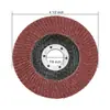Disco de láminas, disco de pulir abrasivo rojo, disco de láminas con cubierta de malla, rueda de disco de tela abrasiva plana, disco de pulir de lija, rueda de pulir, rueda de láminas