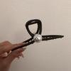 Nuevo Clip Grande Mate para el Cabello para la Parte Posterior de la Cabeza, Estilo de Alta Gama para Cabello Grueso, Clip de Tiburón de Perlas para Mujeres