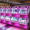 Mini Máquina de Garra Comercial Pequena para Quatro Pessoas e Duas Pessoas Operada por Moedas Máquina de Bonecas Transparente Pingente Mini Máquina de Boutique