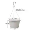 Lavabo Universal Hollen Diaolan para Colgar en la Pared Interior y Exterior Barandilla Colgante Valla de Balcón con Gancho Maceta Creativa Simple
