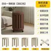 Taburete Redondo de Plástico Apilable Modelo 2025, Taburete Engrosado para Uso Doméstico, Taburete Combinado Cuatro en Uno con Almacenamiento, Silla de Comedor de Repuesto, Taburete Bajo