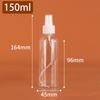 Botella de Spray Transparente al por Mayor 5-500ml Botella de Spray de Alcohol Botella Recargable de Viaje Botella Pequeña de Spray de Plástico PET