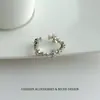 Colección de Anillos Geométricos de Lujo Ligero Dorado para Café con Circonia, Diseños de Cruz, Corazón, Flor Hueca, Diseño Abierto Ajustable