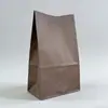 70g Papel Kraft snacks color caramelo galleta pastel artículos de regalo de Navidad sin portátil bolsa para llevar a domicilio Macarrón