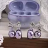Adecuado para Auriculares Freeclip Hebilla de Diamante Lazo Grande Clip para Auriculares Diseño Exquisito de Nicho Accesorios Elegantes para Auriculares