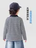 Polo Youou para niño, estilo primavera y otoño, camiseta de manga larga para bebé, nuevo modelo 2026, top, ropa para niños, ropa de otoño