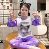 Conjunto de Roupas de Outono para Crianças, Conjunto de Roupa Íntima de Algodão para Meninos, Roupa de Casa de Algodão Puro para Meninas, Pijamas de Bebê para Outono e Inverno